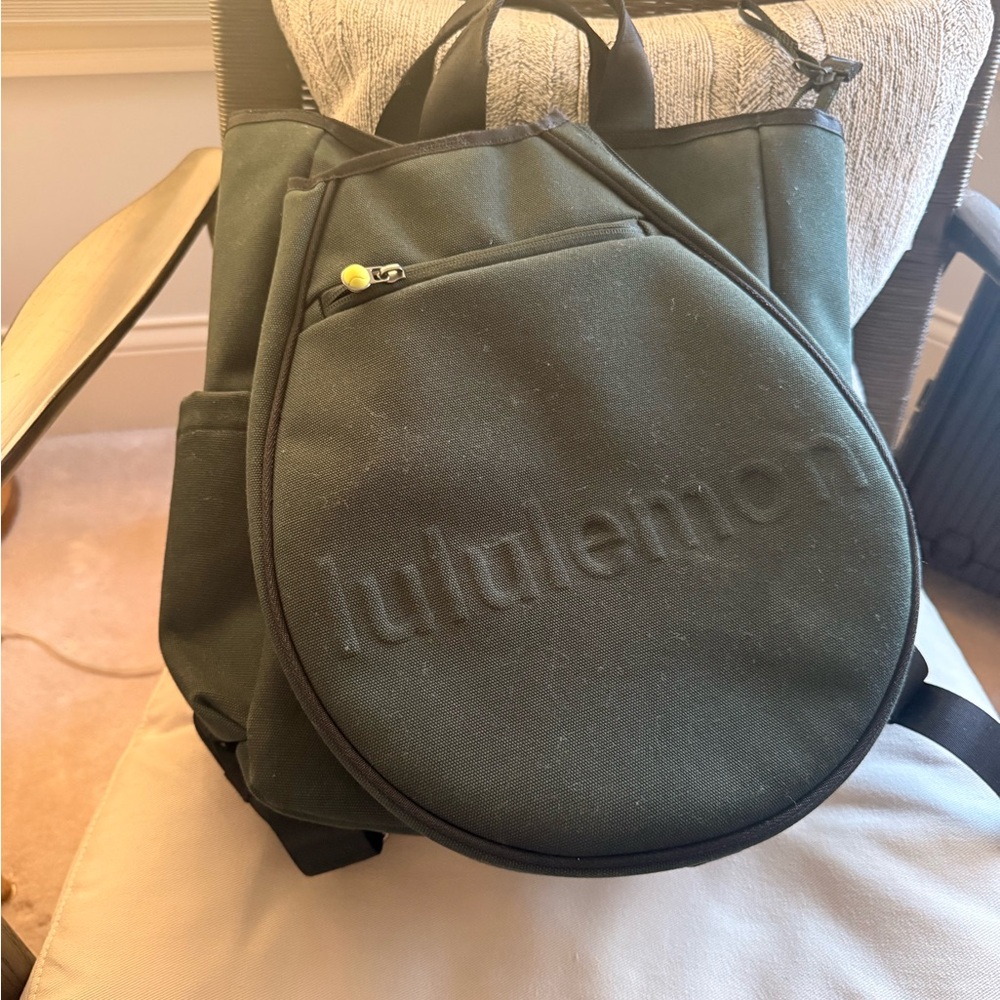 lululemon athletica Olive Green Women’s Backpack with Front Molded Pocket